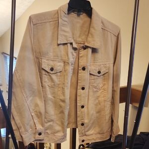 Jessica London Light Tan Denim Jacket
